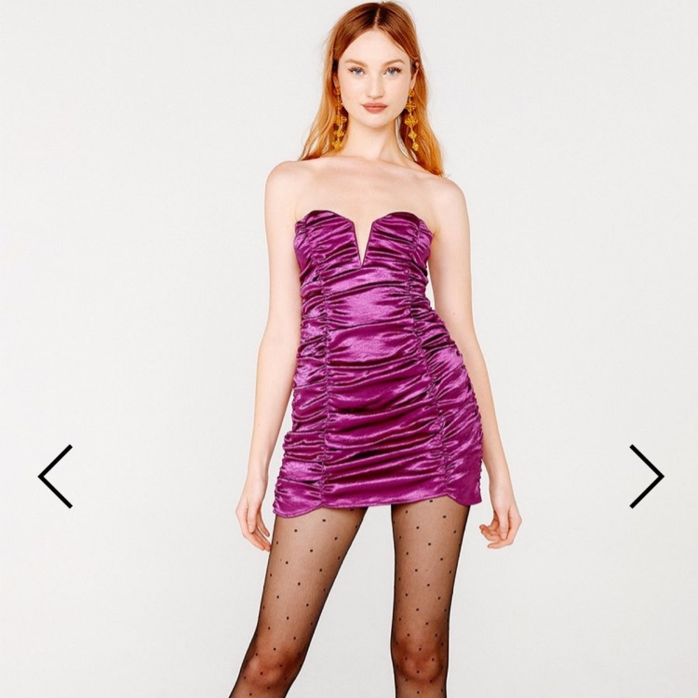 💝 Stevie Metallic Mini Dress • For Love and Lemons 🍋